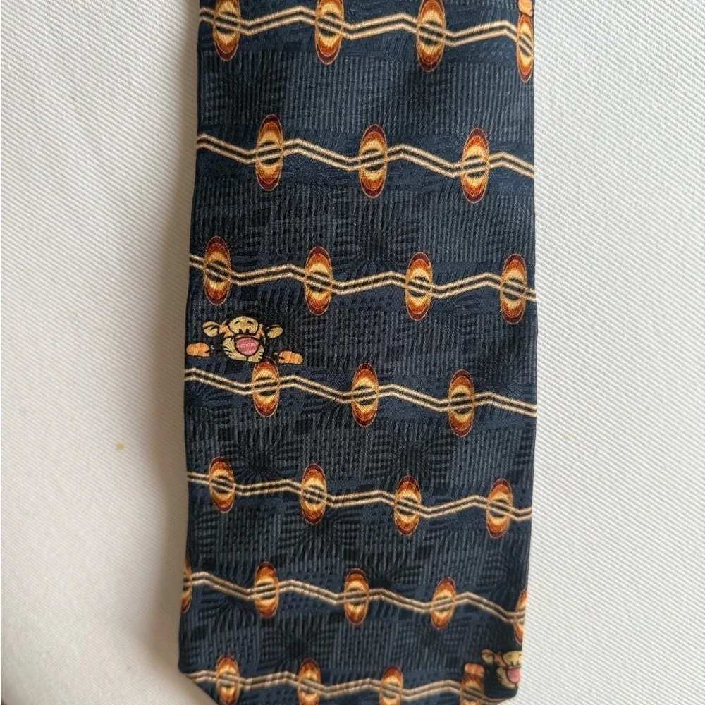 Disney Black and Gold Tigger Vintage Tie